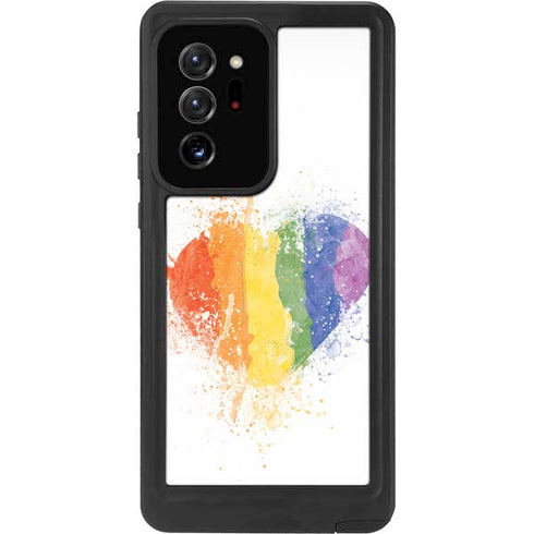 Love Is Love Heart Galaxy Note20 Ultra 5G Waterproof Case
