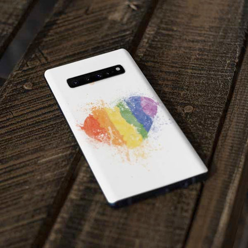 Love Is Love Heart Galaxy S10 Plus Skin