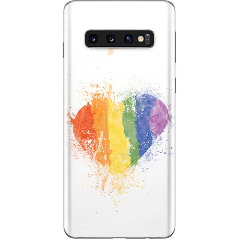 Love Is Love Heart Galaxy S10 Skin