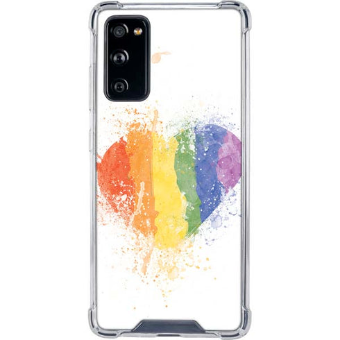 Love Is Love Heart Galaxy S20 FE Clear Case