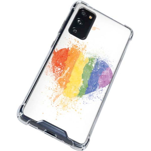 Love Is Love Heart Galaxy S20 FE Clear Case