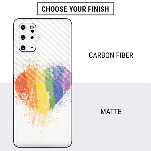 Love Is Love Heart Galaxy S20 Plus Skin