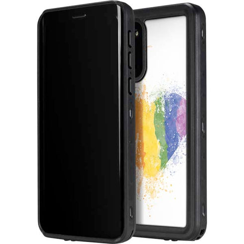 Love Is Love Heart Galaxy S20 Plus Waterproof Case