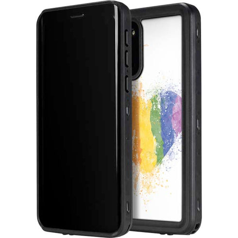 Love Is Love Heart Galaxy S20 Waterproof Case