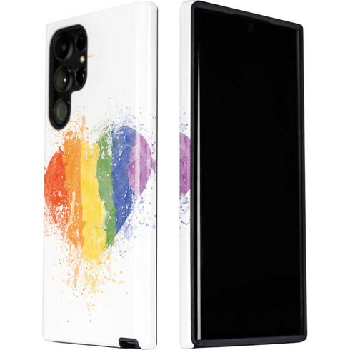 Love Is Love Heart Galaxy S22 Ultra Pro Case
