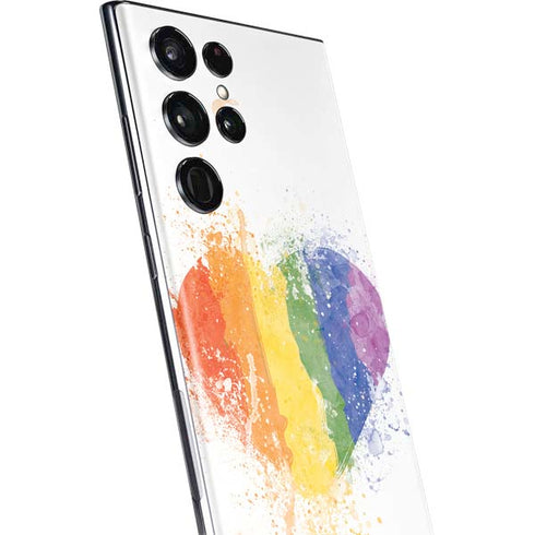 Love Is Love Heart Galaxy S22 Ultra Skin