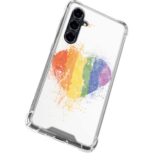Love Is Love Heart Galaxy S23 FE Clear Case