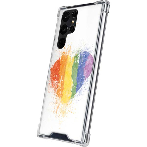 Love Is Love Heart Galaxy S24 Ultra Clear Case