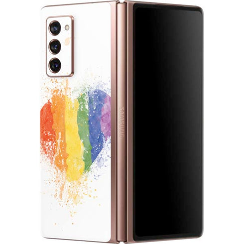 Love Is Love Heart Galaxy Z Fold2 5G Skin
