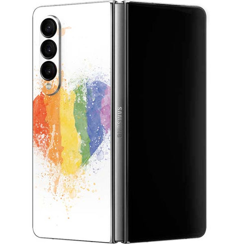 Love Is Love Heart Galaxy Z Fold4 5G Skin