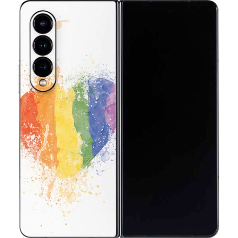Love Is Love Heart Galaxy Z Fold4 5G Skin