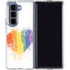 Love Is Love Heart Galaxy Z Fold5 5G Clear Case