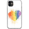 Love Is Love Heart iPhone 11 Clear Case