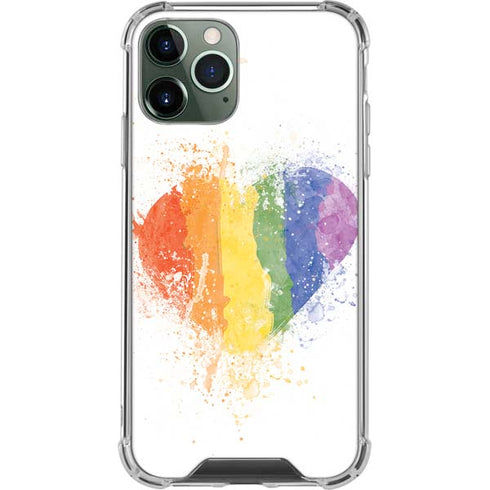 Love Is Love Heart iPhone 12 Pro Clear Case