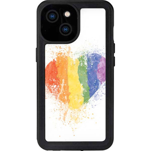 Love Is Love Heart iPhone 13 Mini Waterproof Case