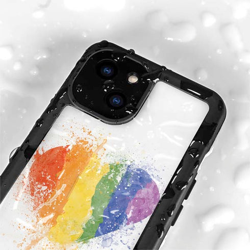 Love Is Love Heart iPhone 13 Mini Waterproof Case