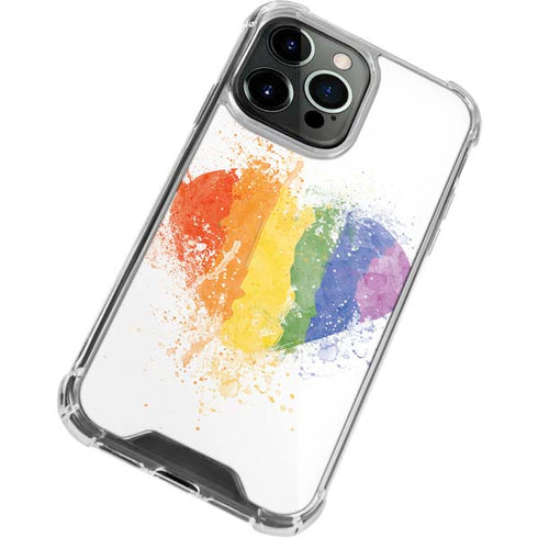 Love Is Love Heart iPhone 13 Pro Max Clear Case