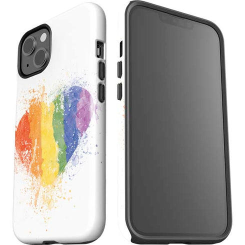 Love Is Love Heart iPhone 15 Plus Impact Case