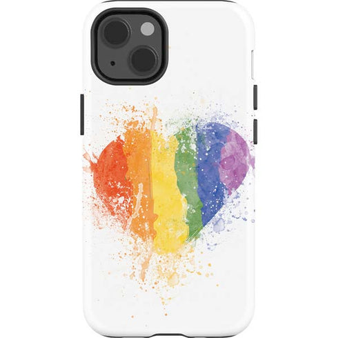 Love Is Love Heart iPhone 15 Impact Case