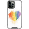 Love Is Love Heart iPhone 14 Pro Max Clear Case