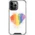 Love Is Love Heart iPhone 14 Pro Max Clear Case