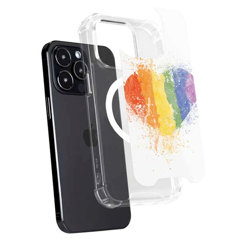 Love Is Love Heart iPhone 15 Pro Max MagSafe Case