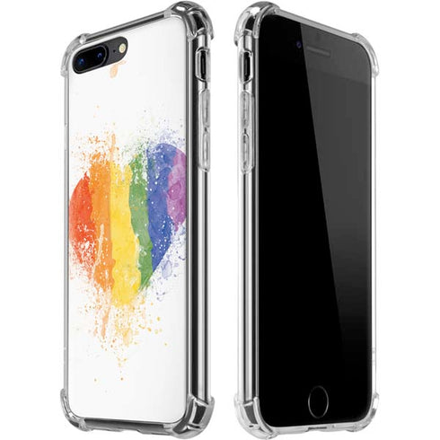 Love Is Love Heart iPhone 7/8 Plus Clear Case
