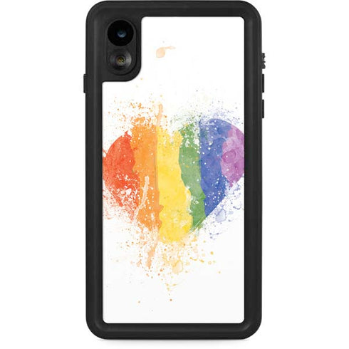Love Is Love Heart iPhone XR Waterproof Case