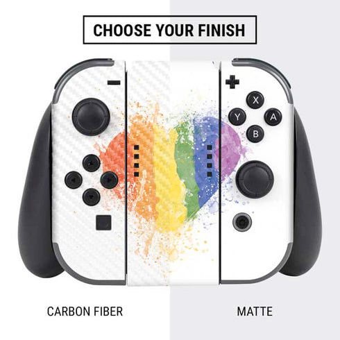 Love Is Love Heart Nintendo Switch Bundle Skin