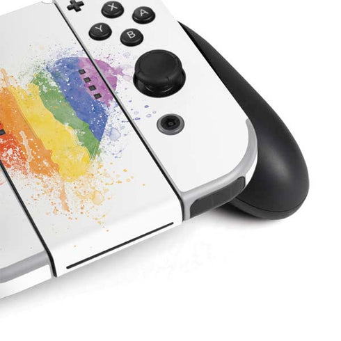 Love Is Love Heart Nintendo Switch OLED (2021) Skin