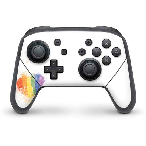 Love Is Love Heart Nintendo Switch Pro Controller Skin