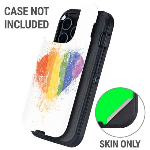 Love Is Love Heart Otterbox Defender iPhone Skin