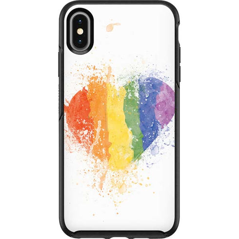 Love Is Love Heart Otterbox Symmetry iPhone Skin