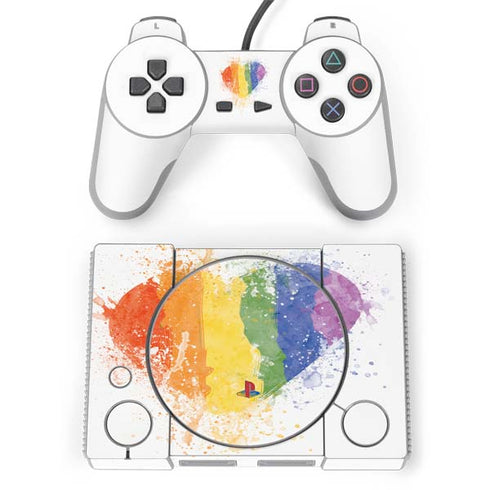 Love Is Love Heart PlayStation Classic Bundle Skin