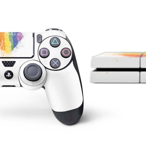 Love Is Love Heart PS4 Console and Controller Bundle Skin