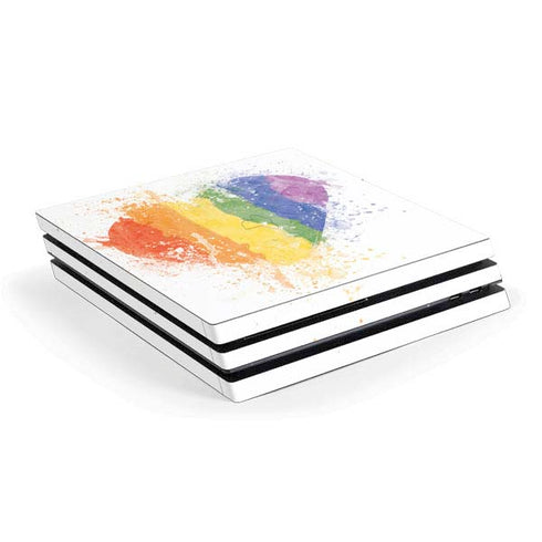 Love Is Love Heart PS4 Pro Console Skin