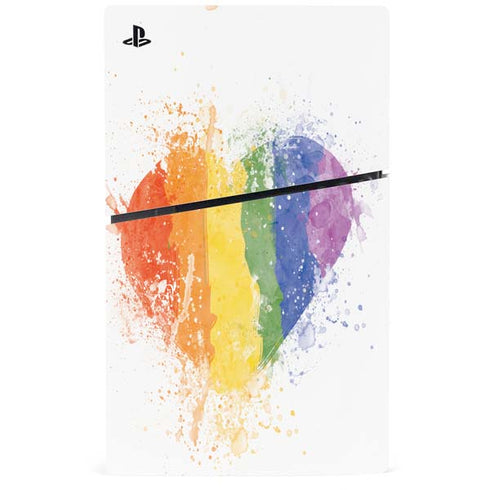 Love Is Love Heart PS5 Slim Disk Console Skin