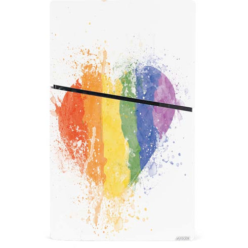 Love Is Love Heart PS5 Slim Digital Edition Console Skin