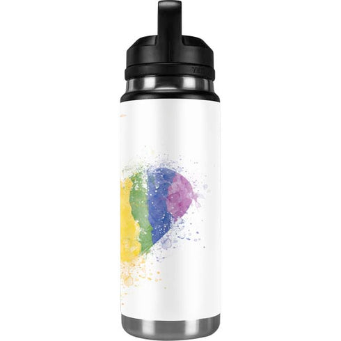 Love Is Love Heart YETI Rambler 26oz Bottle Skin