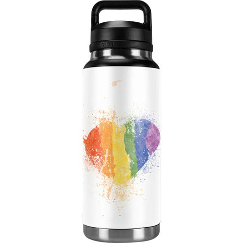 Love Is Love Heart YETI Rambler 36oz Bottle Skin