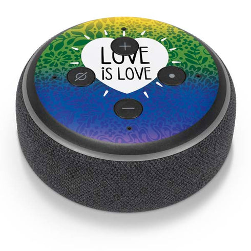 Love Is Love Rainbow Amazon Echo Dot Skin