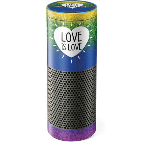 Love Is Love Rainbow Amazon Echo Skin