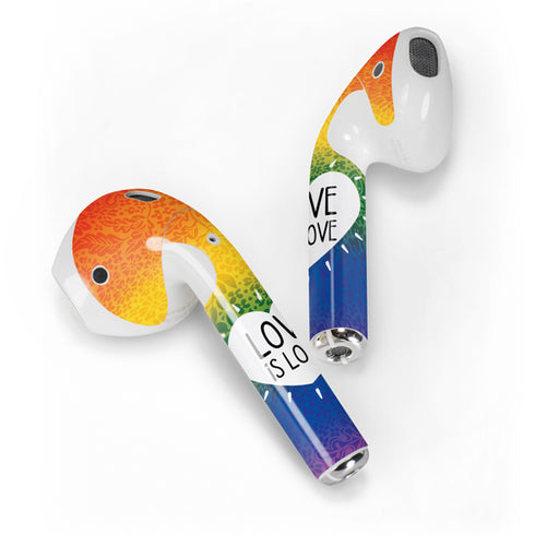 Love Is Love Rainbow Apple AirPods 2 Skin