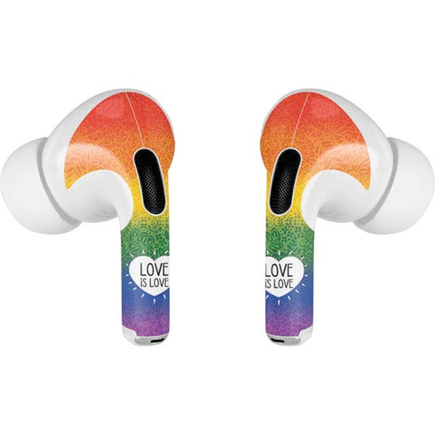 Love Is Love Rainbow Apple AirPods Pro Skin