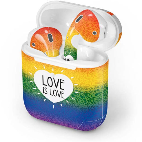 Love Is Love Rainbow Apple AirPods Skin