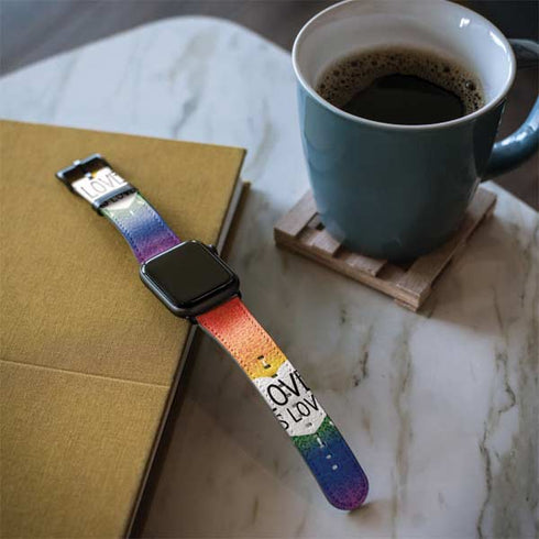 Love Is Love Rainbow Apple Watch Band 38-40mm