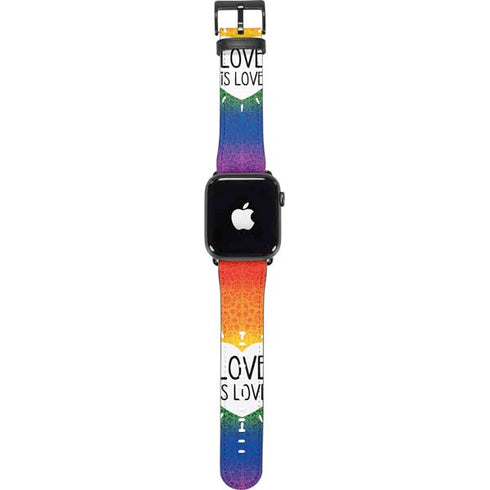 Love Is Love Rainbow Apple Watch Band 42-44mm