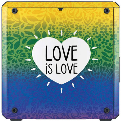 Love Is Love Rainbow Cooler Master MasterBox Q300L Mini Tower Skin