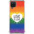 Love Is Love Rainbow Galaxy A12 Clear Case