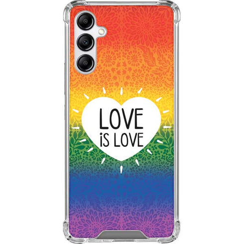 Love Is Love Rainbow Galaxy A14 5G Clear Case